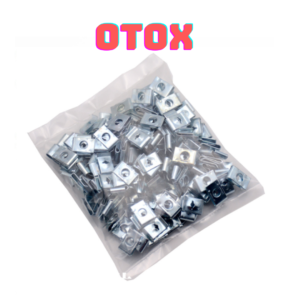 Kẹp sắt đinh tán dẹp cố định 190 cái OTOX Phụ Tùng
