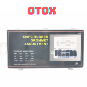 Cao su Grommet Bộ lỗ cắm tường lửa Bộ dây điện trên ô tô 180PC OTOX