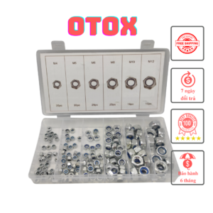 Hộp ecu, hộp ốc các loại trên xe ô tô 146pc OTOX Phụ Tùng