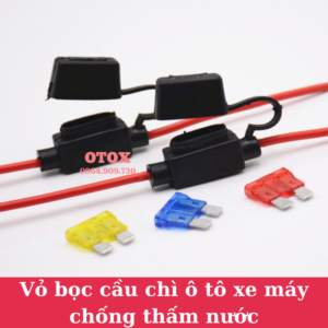 Vỏ bọc cầu chì ô tô xe máy chống thấm nước OTOX Phụ Kiện Phụ Tùng