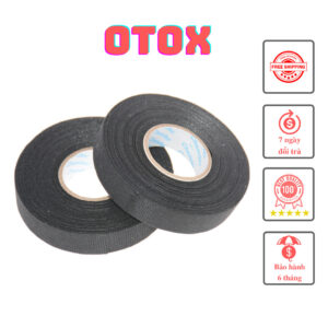 Băng dính vải nỉ chịu nhiệt bọc dây điện ô tô OTOX