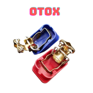 Cặp Đầu Kẹp Cọc Bình Ắc Quy Ô Tô Thông Minh - Bộ 2 Chiếc Âm Dương Có Nắp Bảo Vệ Chống Chập Cháy