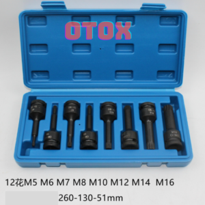 Bộ tuýp đầu khẩu M CRMO 8 chi tiết